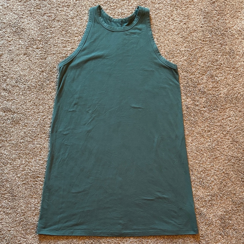 a new day Sleeveless Midi Tank Dress in Forest Green